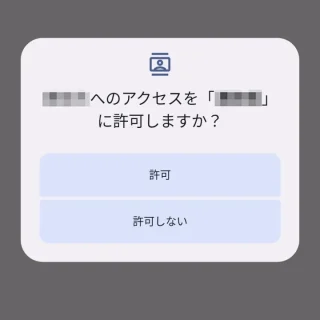 Pixel→ダイアログ→権限