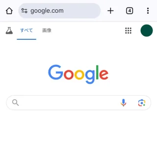 Androidアプリ→Chromeブラウザ→Google