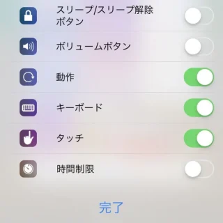 iPhone→アクセスガイド→オプション