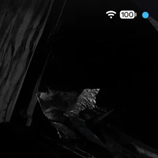 Androidスマートフォン→青の点