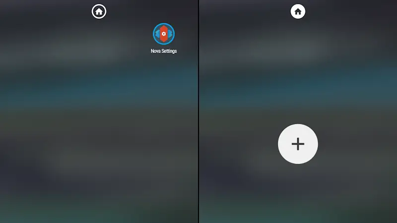Androidアプリ→Nova Launcher→ホーム→編集→追加