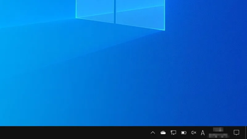 Windows 10→タスクトレイ