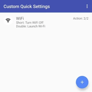 Androidアプリ→Custom Quick Settings