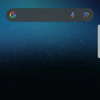 Galaxy→ホーム画面→エッジパネル