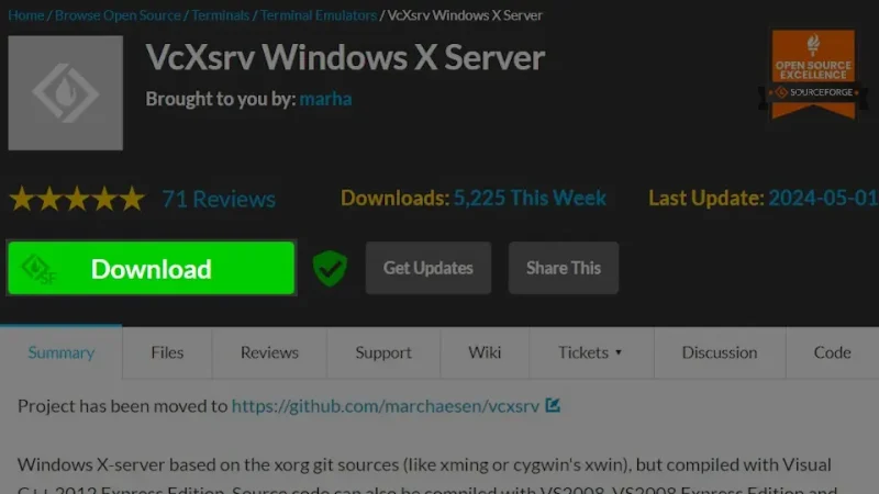 Web→VcXsrv Windows X Server