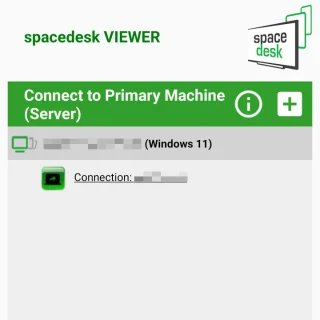Androidアプリ→spacedesk