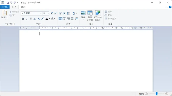 Windows 11→WordPad for Windows 11
