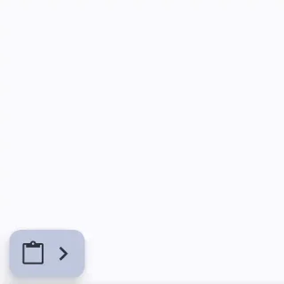 Androidスマートフォン→クリップボードのアイコン