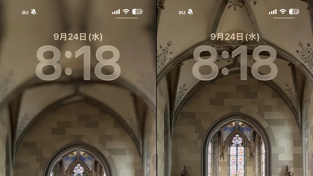 iPhoneでぼやける壁紙をなおす方法