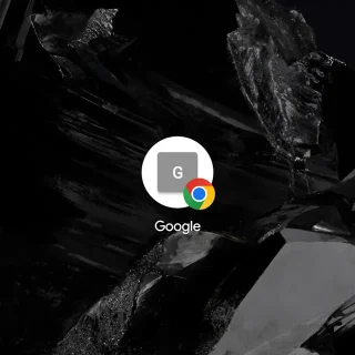 Androidスマートフォン→ホーム画面→ショートカットアイコン→Google