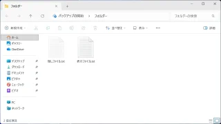 Windows 11→エクスプローラー→隠しファイル