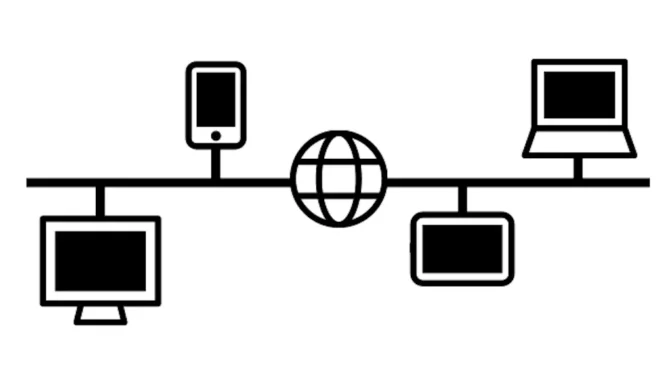 イラスト→インターネット