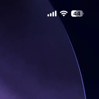 iPhone→ステータスバー→アイコン→Wi-Fi