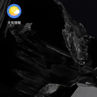 Google Pixel→ホーム画面→天気情報アプリ