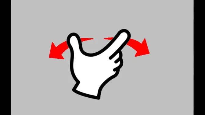 動画→レターボックス→左右→ピンチアウト