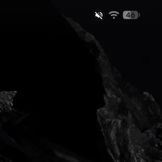 Androidスマートフォン→ステータスバー→アイコン→ミュート