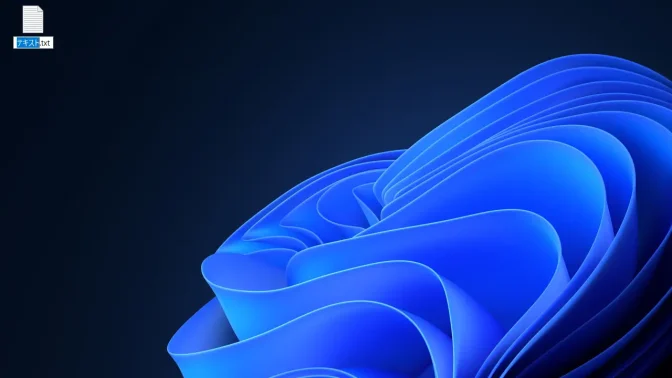 Windows 11→ファイル→名前の変更<