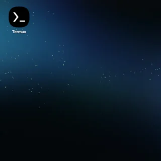 Androidアプリ→アイコン→Termux