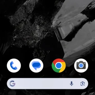 Androidスマートフォン→ホーム画面