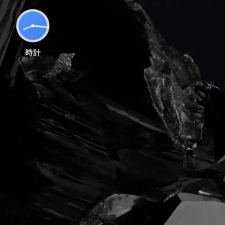 Androidスマートフォン→ホーム画面→アイコン→時計アプリ