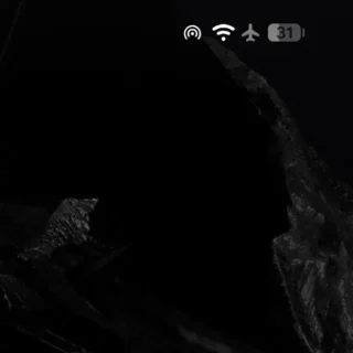 Androidスマートフォン→ステータスバー→アイコン→機内モード＆Wi-Fi＆テザリング