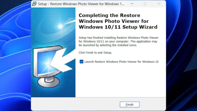 Windows 11→インストール→Restore Windows Photo Viewer to Windows 11/10