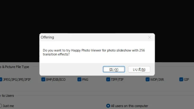 Windows 11→Restore Windows Photo Viewer→Offering