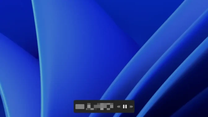 Windows 11→ロック画面→コントロール