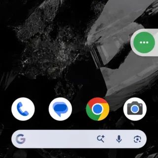 Androidスマートフォン→アイコン→ユーザー補助機能メニュー