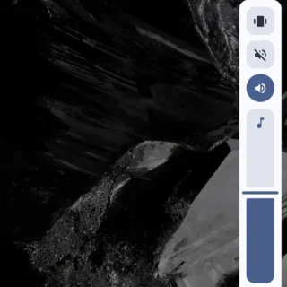 Androidスマートフォン→音量スライダー→モード→マナーモード／ミュート／通常
