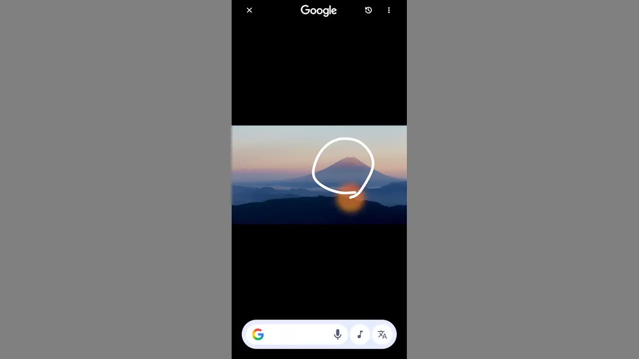 Androidスマホで「かこって検索」を使う方法