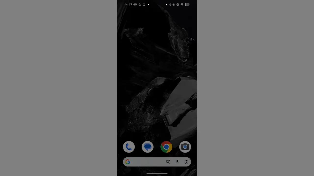 Androidスマホのステータスバーで「・」の意味とは？