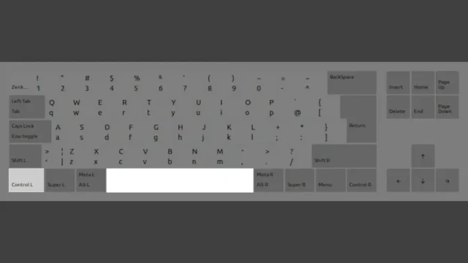 キーボード→Ctrl＋スペース