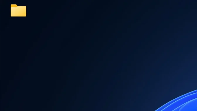 Windows 11→フォルダー→名前なし