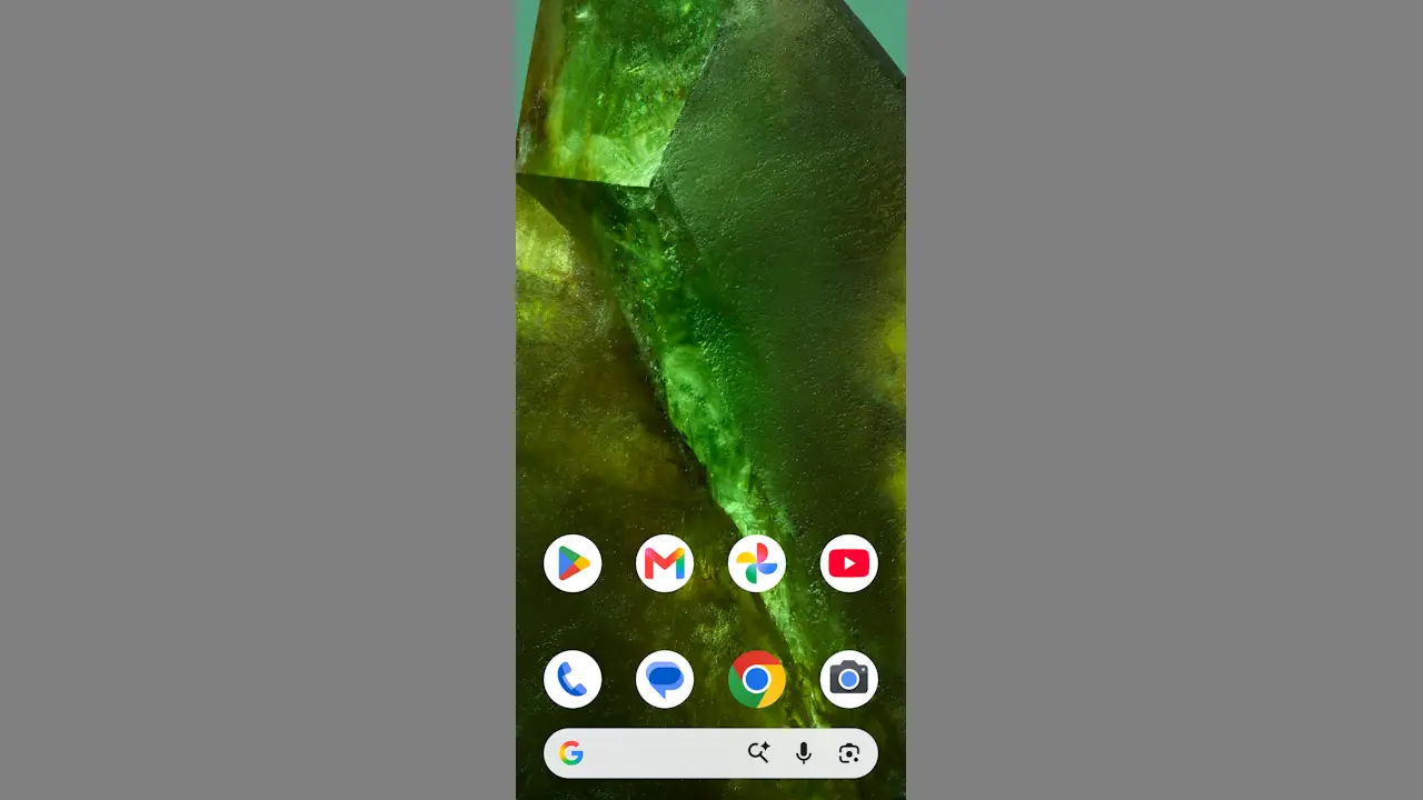 Google Pixelのホーム画面でアプリ名を消す方法