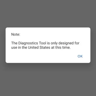 Google Pixel→診断アプリ→Note:The Diagnostics Tool is only designed for use in the United States at this time.