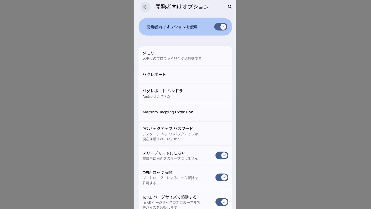 Androidスマホで開発者向けオプションを使用する方法