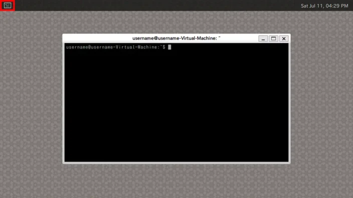 Linux Mint→Weston→端末エミュレーター