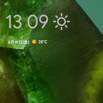 Androidスマートフォン→ロック画面