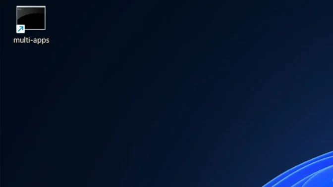 Windows 11→デスクトップ→ショートカットファイル